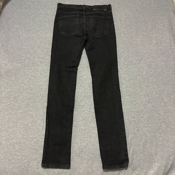 Naked & Famous Denim Jeans Mens 30x32 Black Stretch Super Guy Dark Wash - Picture 2 of 15